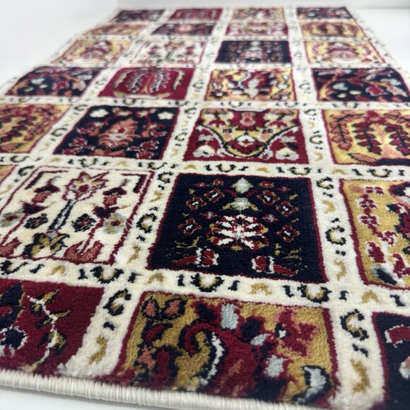 Anatolian Turkish Rug Kashmar design Bakhtiari Design 19”x31” - Picture 6 of 9